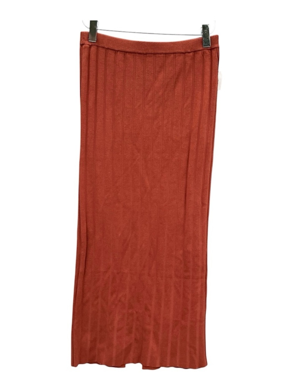 Rachel Zoe Ribbed Maxi Pencil Skirt - Rust Size XS NWT